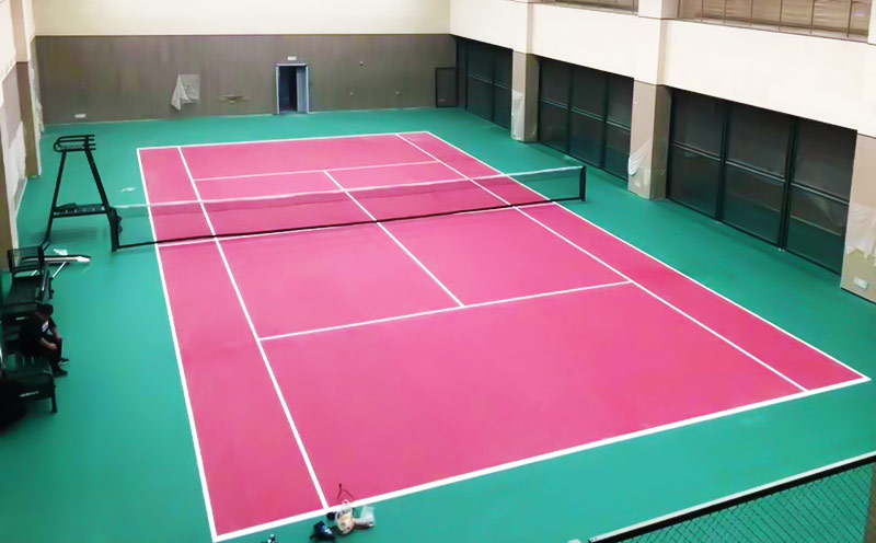 網球場塑膠建設